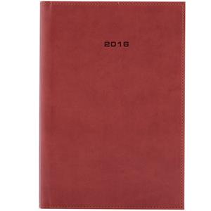 Diary LIBRA daily A5 2016 Czech - brown