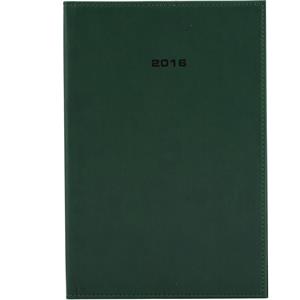 Diary LIBRA daily A5 2016 Czech - green