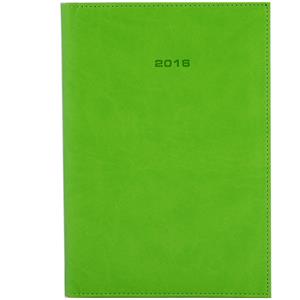 Diary LIBRA daily A5 2016 Czech - light green
