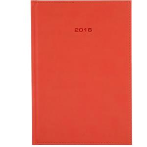 Diary LIBRA daily A5 2016 Czech - orange