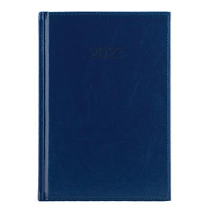 Diary LIBRA daily A5 2023 Czech - dark blue