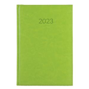 Diary LIBRA daily A5 2023 Czech - green