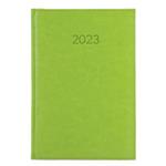 Diary LIBRA daily A5 2023 Czech - green