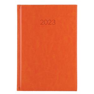 Diary LIBRA daily A5 2023 Czech - orange