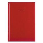 Diary LIBRA daily A5 2023 Czech - red