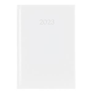 Diary LIBRA daily A5 2023 Czech - white