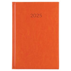 Diary LIBRA daily A5 2025 Czech - orange