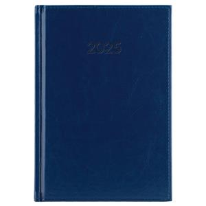 Diary LIBRA daily A5 2025 Polish - dark blue