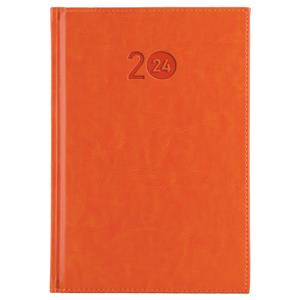 Diary LIBRA weekly A5 2024 Czech - orange