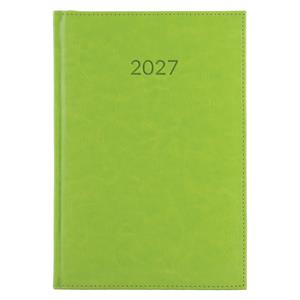 Diary LIBRA weekly A5 2027 Czech - green