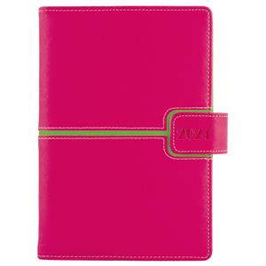 Diary MAGNETIC daily A5 2024 Czech - pink/green