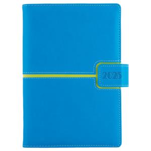 Diary MAGNETIC daily B6 2025 - blue/green