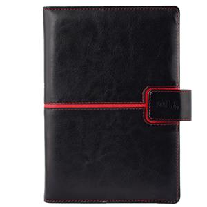 Diary Magnetic weekly A5 2016 Polish - black/red