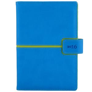 Diary Magnetic weekly A5 2016 Polish - blue/green