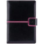 Diary MAGNETIC weekly B6 2024 - black/pink