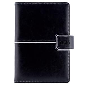 Diary MAGNETIC weekly B6 2025 - black/white