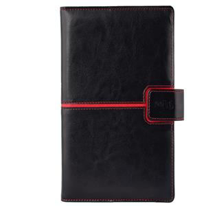 Diary Magnetic weekly pocket 2016 Polish - black/red