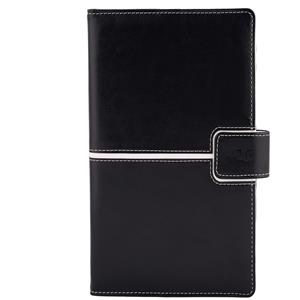Diary Magnetic weekly pocket 2016 Polish - black/white