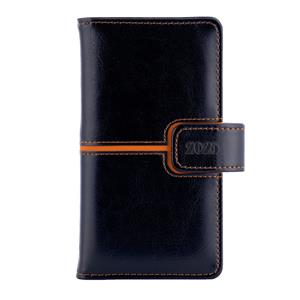 Diary MAGNETIC weekly pocket 2025 Polish - black/orange