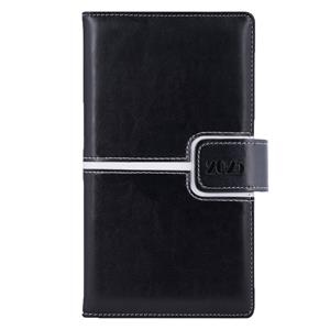 Diary MAGNETIC weekly pocket 2025 Polish - black/white