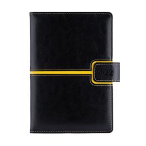 Diary MAGNETIC weekly special A5 2022 - black/yellow