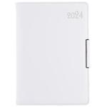 Diary METALIC daily B6 2024 Polish - white