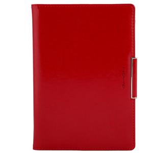 Diary Metalic weekly A5 2016 Polish - red