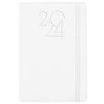 Diary POLY daily A5 2024 Czech - white