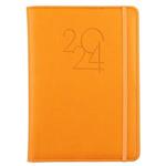 Diary POLY daily A5 2024 Polish - orange