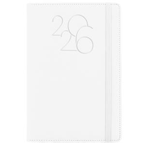 Diary POLY daily A5 2026 Czech - white