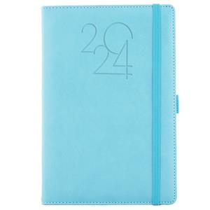 Diary POLY weekly A5 2024 Slovak - light blue