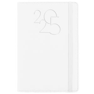 Diary POLY weekly A5 2025 Polish - white