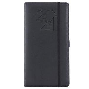 Diary POLY weekly pocket 2024 Czech - black