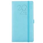 Diary POLY weekly pocket 2024 Czech - light blue
