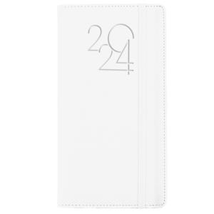 Diary POLY weekly pocket 2024 Czech - white