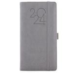 Diary POLY weekly pocket 2024 Slovak - grey