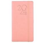 Diary POLY weekly pocket 2024 Slovak - light pink