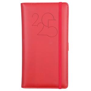 Diary POLY weekly pocket 2025 Czech - red