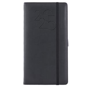 Diary POLY weekly pocket 2025 Slovak - black