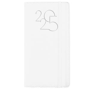 Diary POLY weekly pocket 2025 Slovak - white