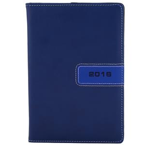Diary Riga daily A5 2016 Czech - dark blue