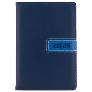 Diary RIGA daily A5 2024 Polish - blue