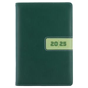 Diary RIGA daily A5 2025 Czech - green