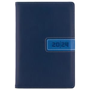 Diary RIGA weekly A5 2024 Czech - dark blue