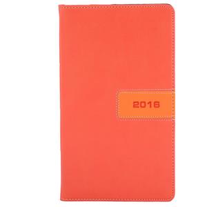 Diary Riga weekly pocket 2016 Polish - orange