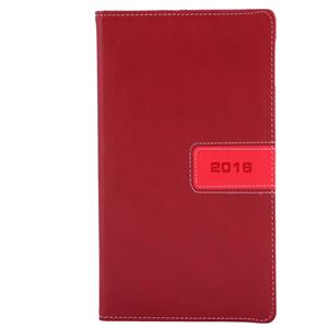 Diary Riga weekly pocket 2016 Polish - red