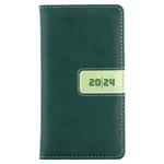 Diary RIGA weekly pocket 2024 Czech - green