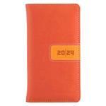 Diary RIGA weekly pocket 2024 Czech - orange