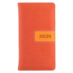 Diary RIGA weekly pocket 2024 Polish - orange
