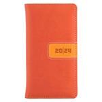 Diary RIGA weekly pocket 2024 Polish - orange